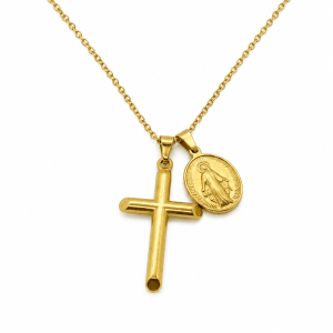 MEDALLA UNISEX DORADA
